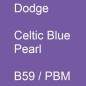 Preview: Dodge, Celtic Blue Pearl, B59 / PBM.